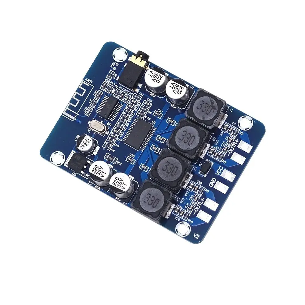 high quality XH-M314 TPA3118 2x45W 12V 24V Stereo audio Bluetooth Digital power Amplifier Board amplificador