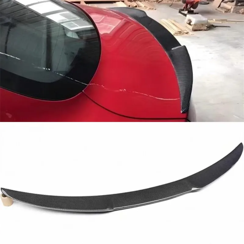 

For Alfa Romeo Giulia Real Dry Carbon Fiber Tail Wing Wing Rear Trunk Lip Car Accessories Refit Decoration Spoiler Kit