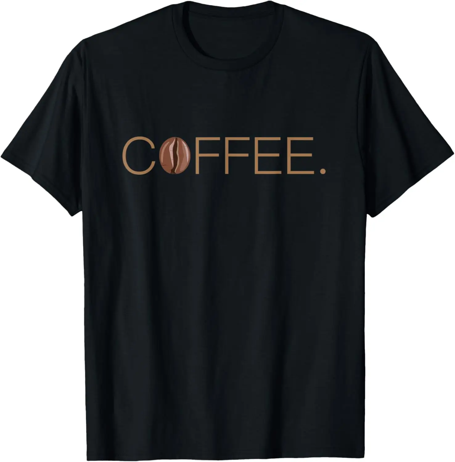 Coffee. design with fun coffee bean logo T-Shirt