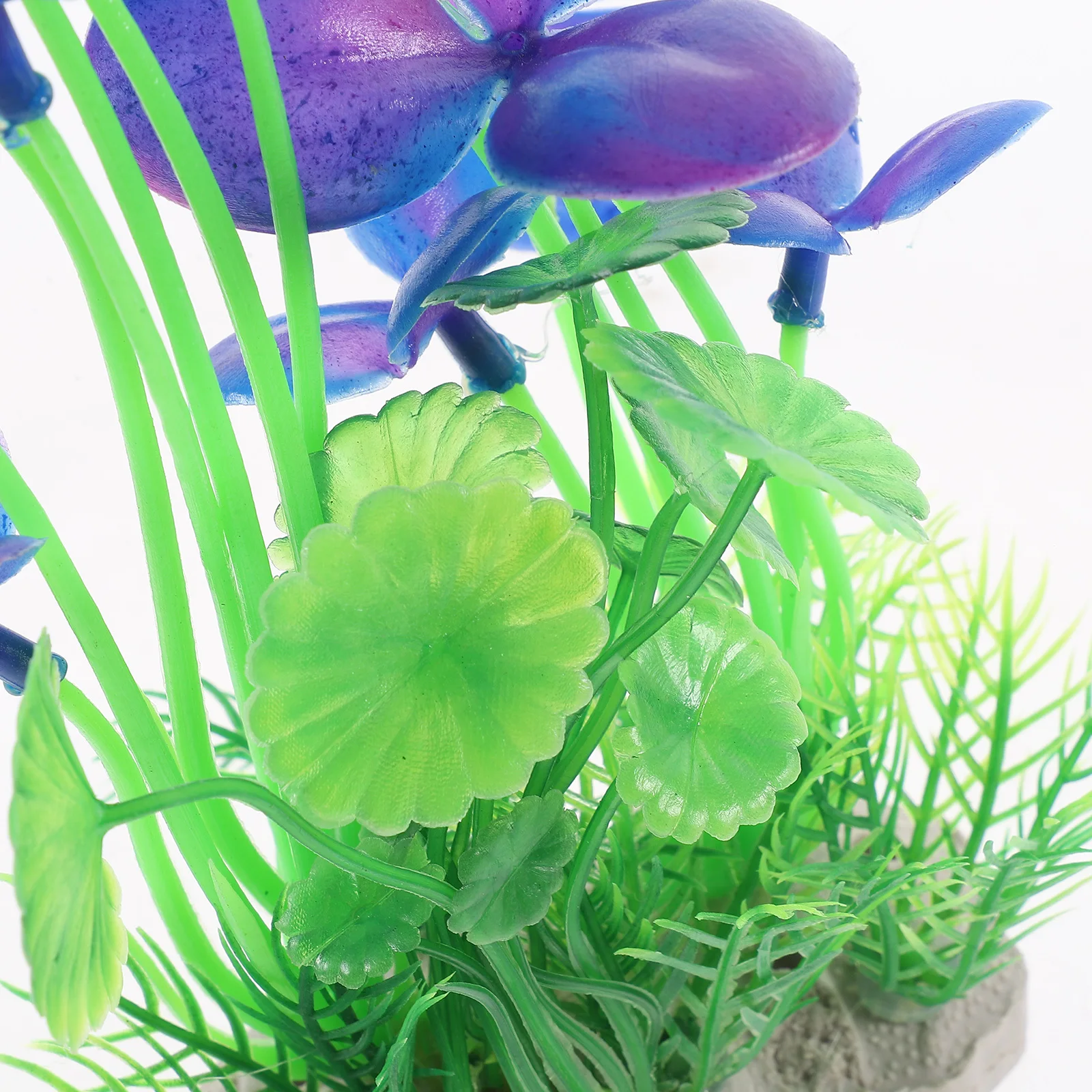 

5pcs Water Grass Decoration Set For Fish Tank Plastic Aquarium Plants Realistic Fake Plant Decor Supplies For Fresh Salt Water