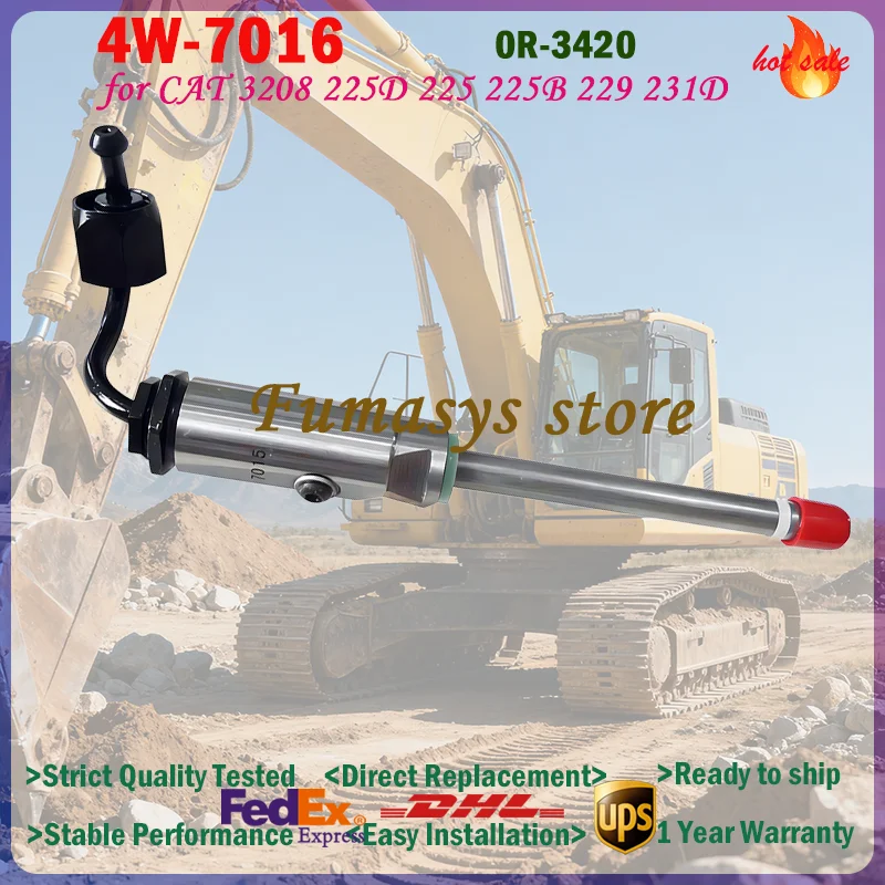 0R-3420 4W-7016 0R3420 4W7016 High Quality Fuel Injector Nozzle for Caterpillar 3208 Engine 613C 225D 229 231D