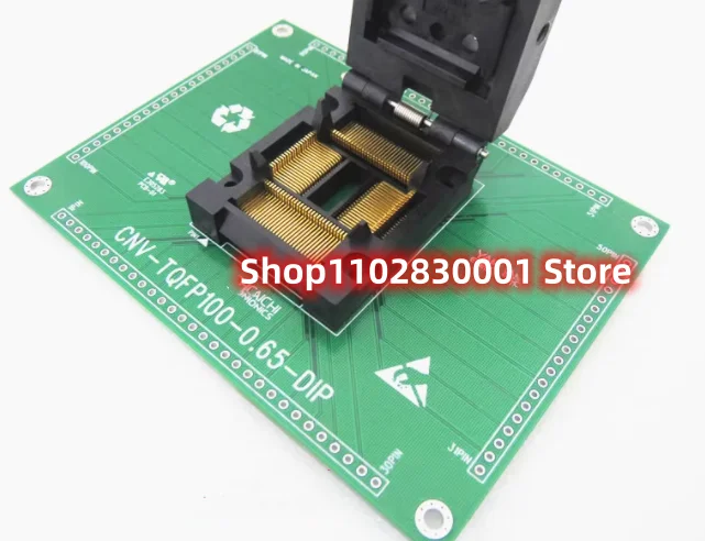 

1 шт. консультация PQFP100 TQFP100 QFP100 LQFP100 IC тестовый стенд горящая подставка подставка для программирования