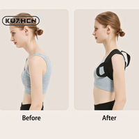Invisible Back Posture Corrector Trainer Adjustable Shoulder Brace Straight Holder Clavicle Support For Men Women Adult Children