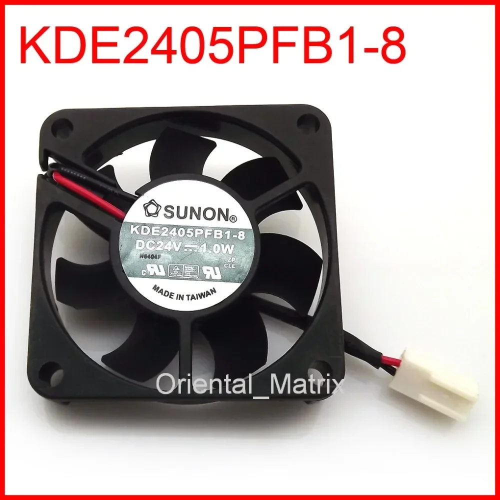 

Free Shipping KDE2405PFB1-8 5010 24V 2Pin Cooler Cooling Fan For 6SE6440 MM440 Fan