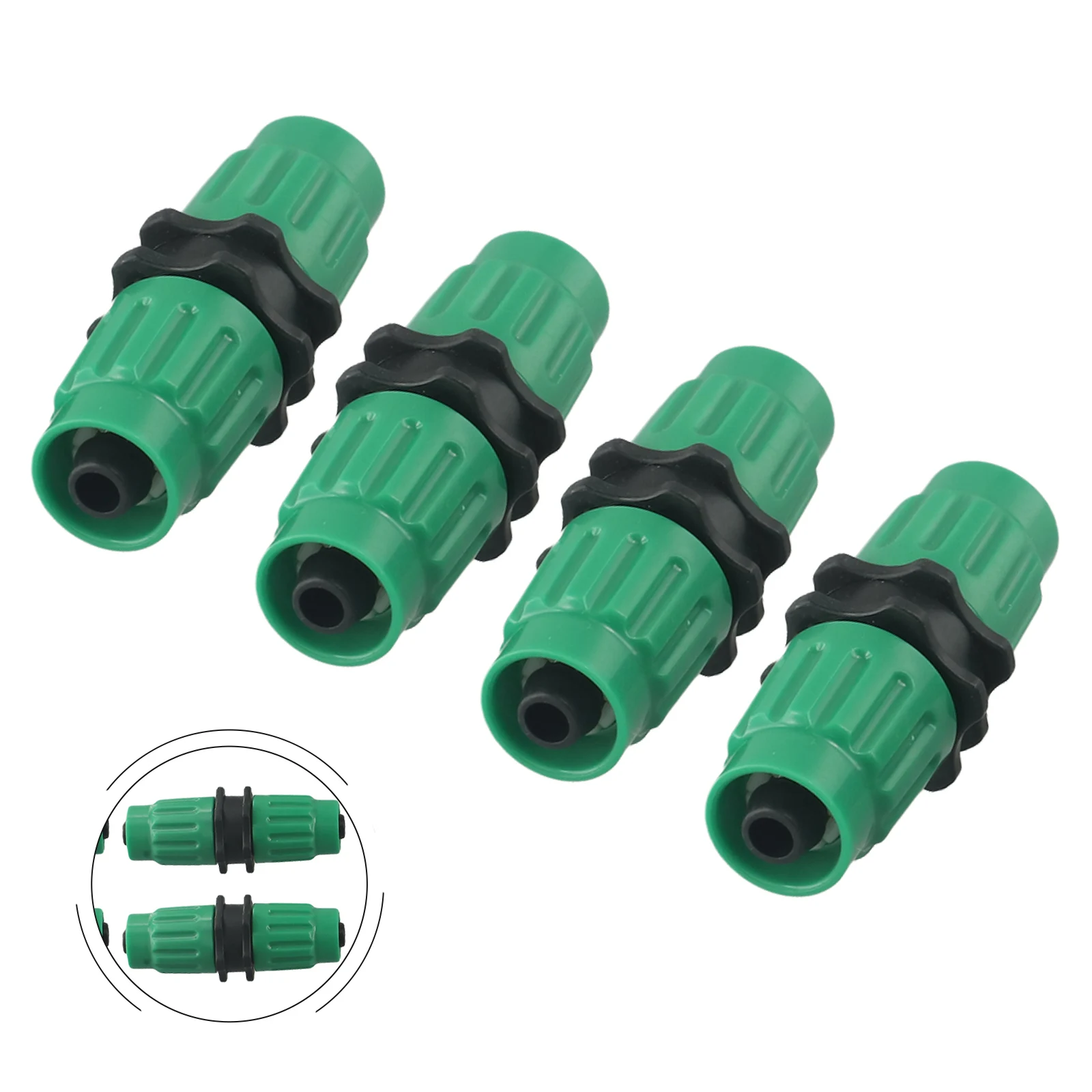 

Pipe Locking Fitting Retractable Tube 8/11mm Hose Fittings 3/8 Inch Hose Repair Fittings Garden Irrigation Hose Fittings Green ﻿