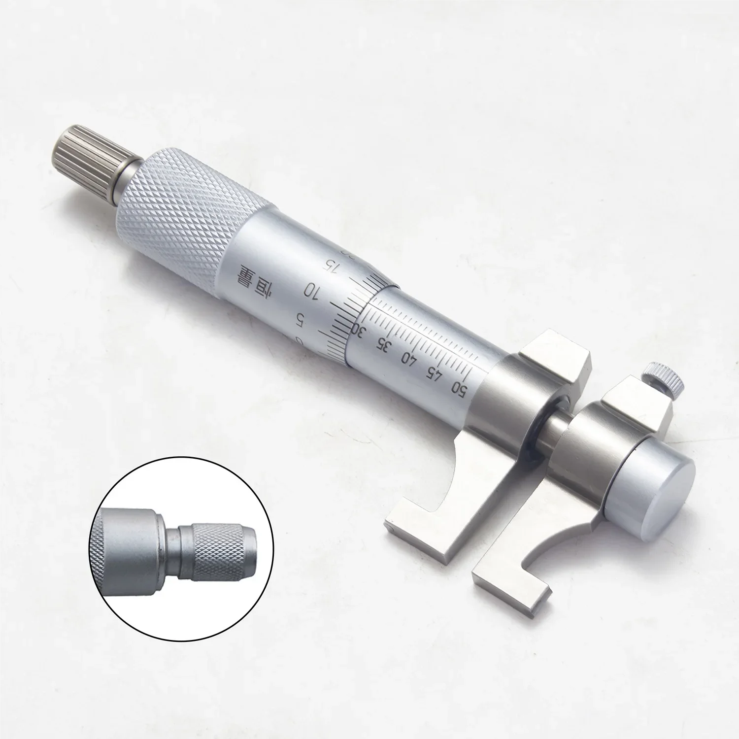 Stainless Steel Two-Point Inner Diameter Micrometer Internal Measuring Micrometer 5-30/25-50-75-100mm0.01N inner Diameter Ruler