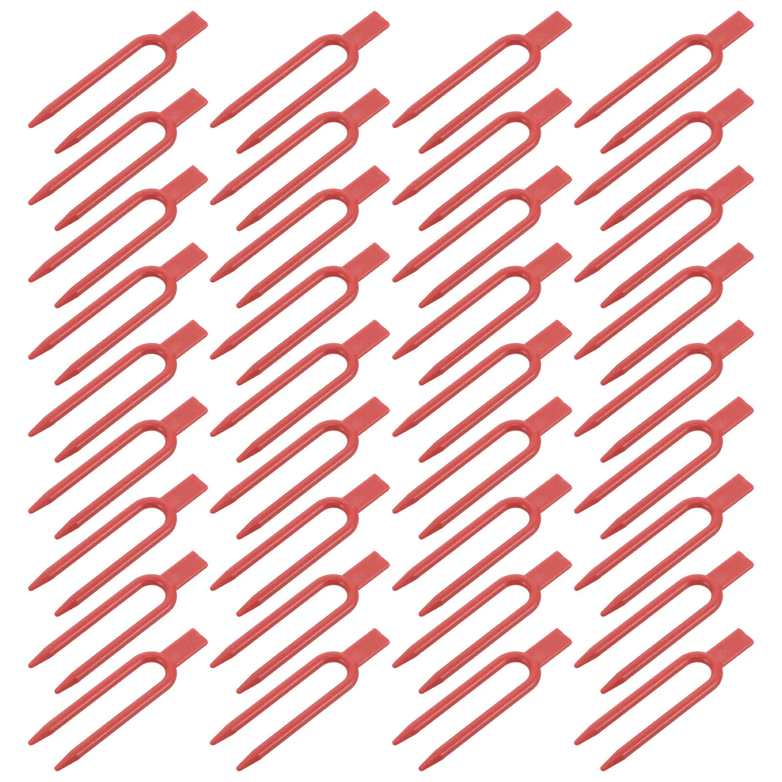 

100pcs Garden Fixing For Plants Plastic Vine Strawberry Tomato Support Trellis Plant Clips Gardening Vine Fasteners - Wall