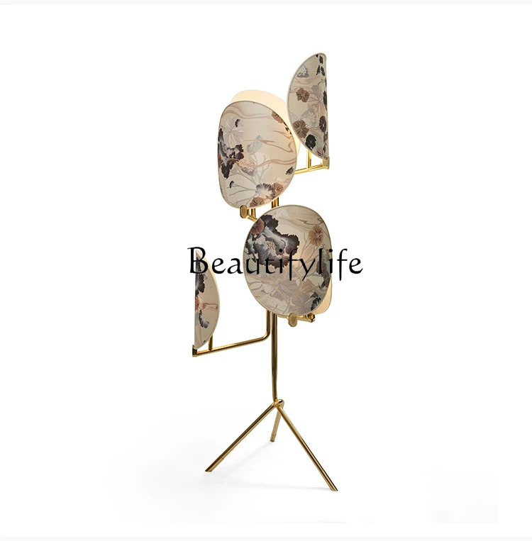 

Floor Lamp Italian Design Brass Art Hotel Bedroom Light