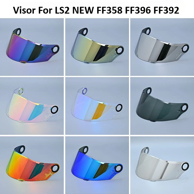 

Visor for LS2 NEW FF358 FF396 FF392 Full Face Helmet Replacement Lens Multi-Color Sunshield Casco Moto Accessories Anti-Scratch