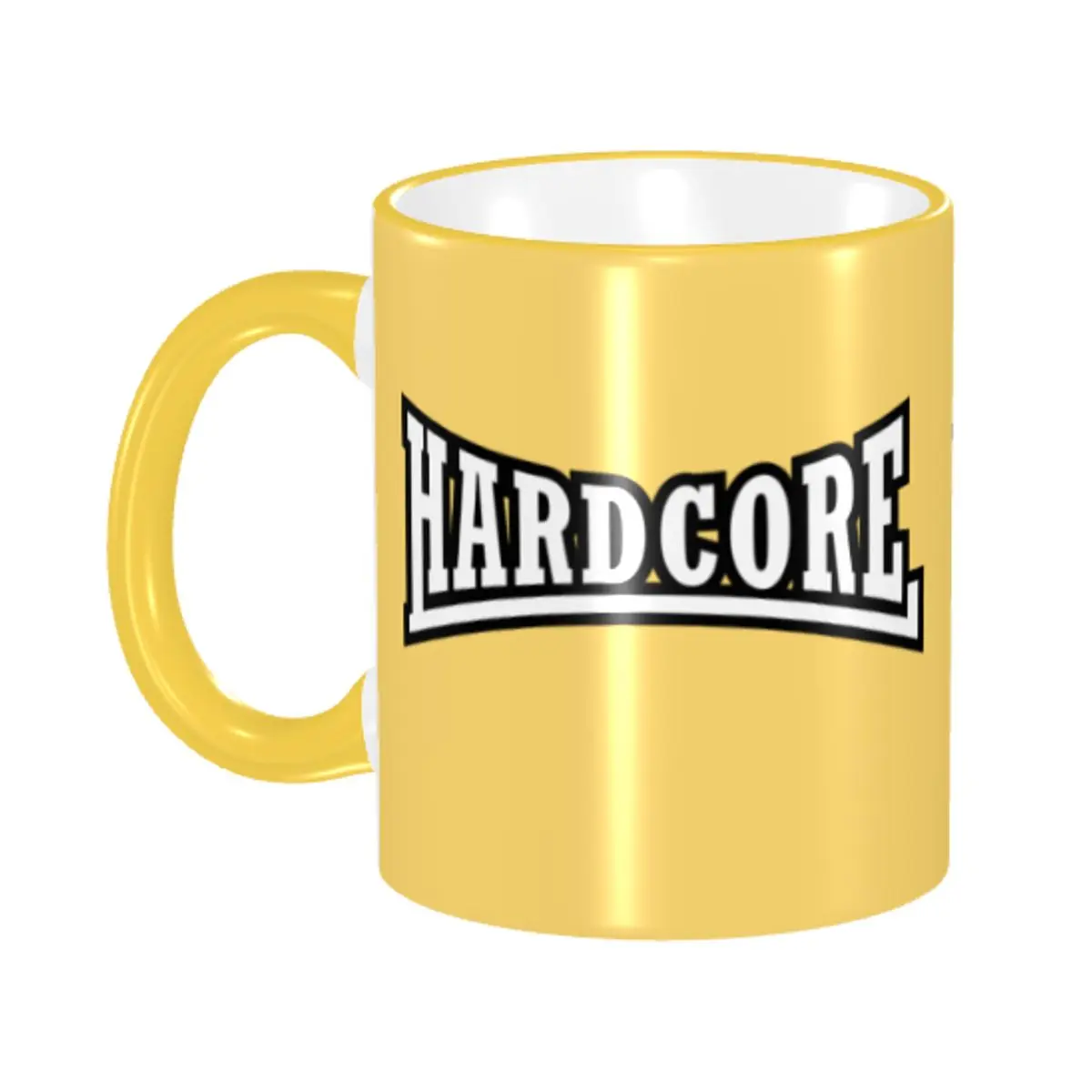 

Customized H-Hardcores Punk Logo Mug Metal Music Pattern Ceramic Coffee Mug Cup Creative Present