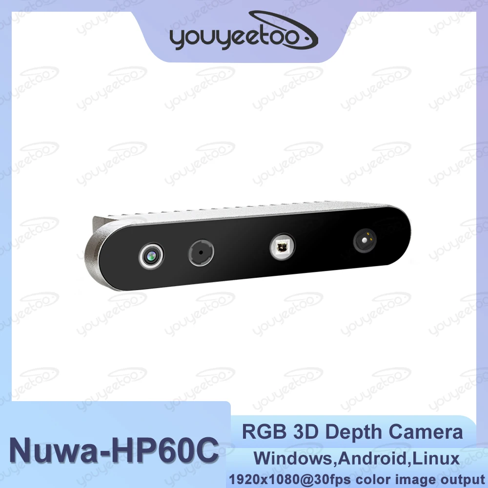 

Nuwa-HP60C RGB 3D Depth Camera USB 2.0 FOV 73.8° For Depth Information Modeling, Gesture Control, Motion Capture, Robot Obstacle