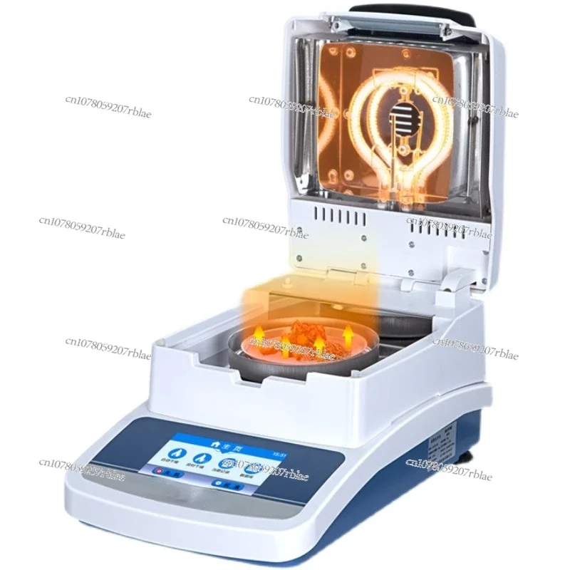 

Rapid Moisture Analyzer Laboratory Humidity Halogen Tea Feed Grain Moisture Content Testing Instrument