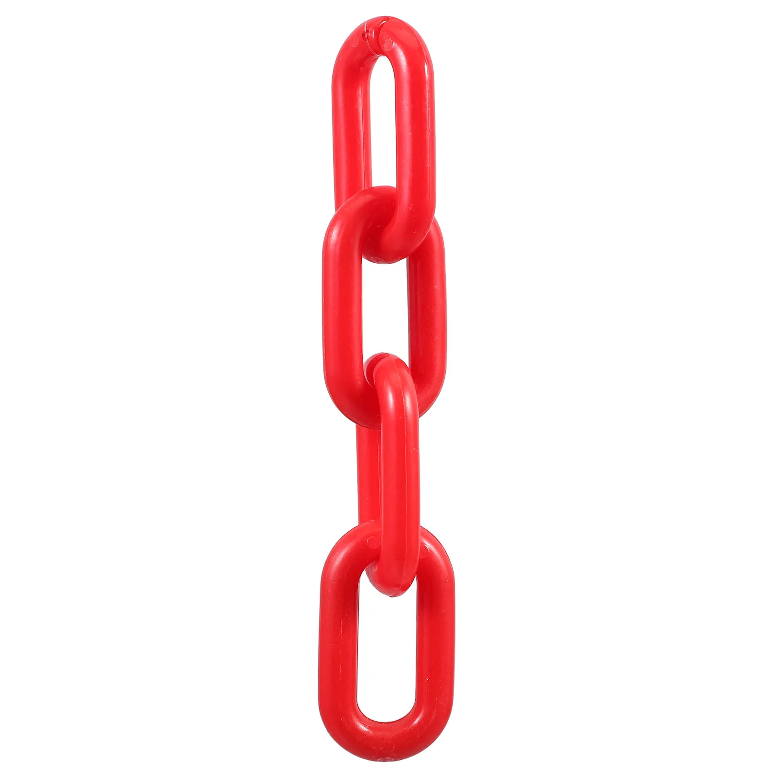 4Pcs Plastic Warning Post Buckle Links Traffic Cone Connector Safety Chain Link for Road Parking Barrier Rings Baby Toy