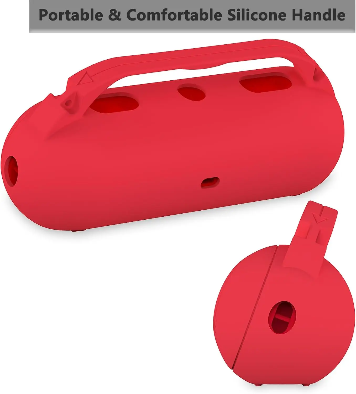Custodia protettiva in silicone e tracolla per altoparlante Bluetooth wireless Beats Pill 2024 (solo custodia)
