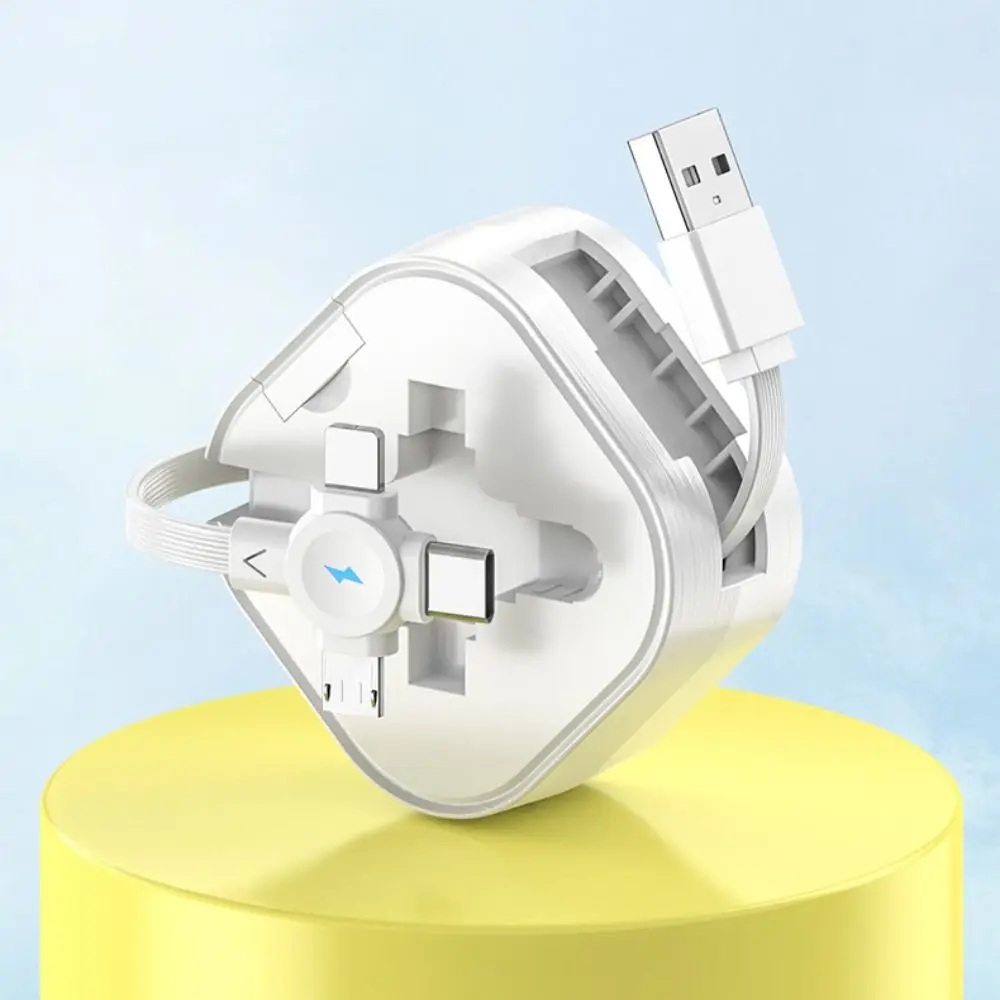 Przenośny kabel do szybkiego ładowania 3 w 1 do iPhone'a/Huawei/Samsung/Xiaomi Wysuwany przewód Micro USB typu C — zdjęcie 5