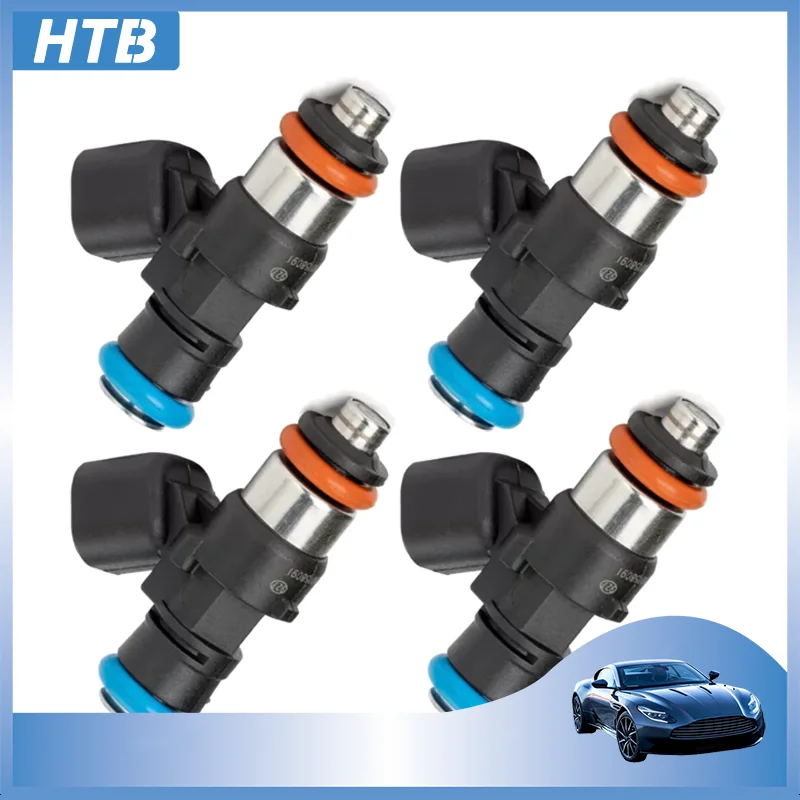 

HTB 4pcs 0280158258 Fuel Injector Nozzle for Polaris Sportsman Ranger Crew ACE570 RZR XP 2011-2019 2521068