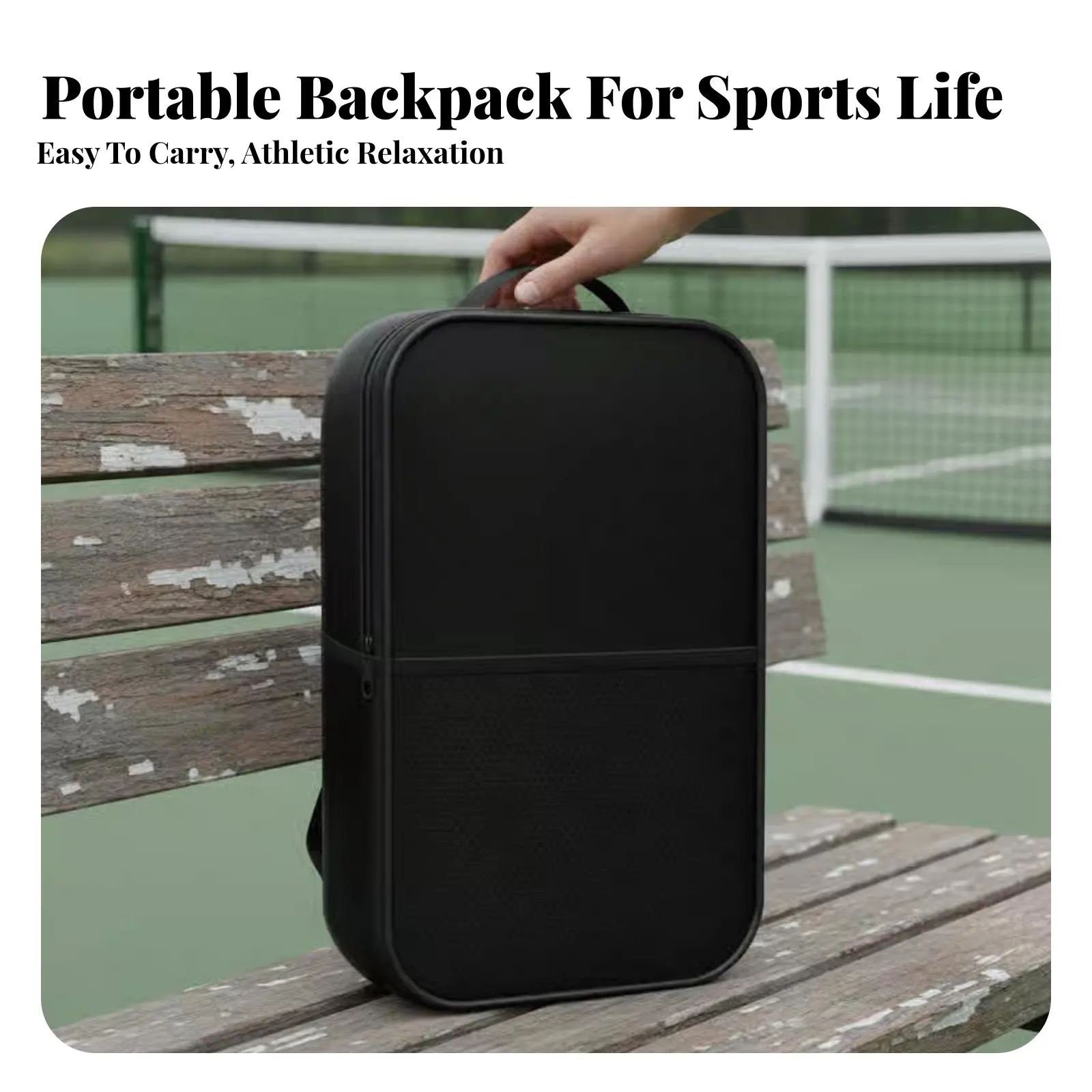 

Pickleball Paddle Bag Gender-Neutral Pickleball Racket Case Single Shoulder Paddle Carrier Multifunctional Large Capacity