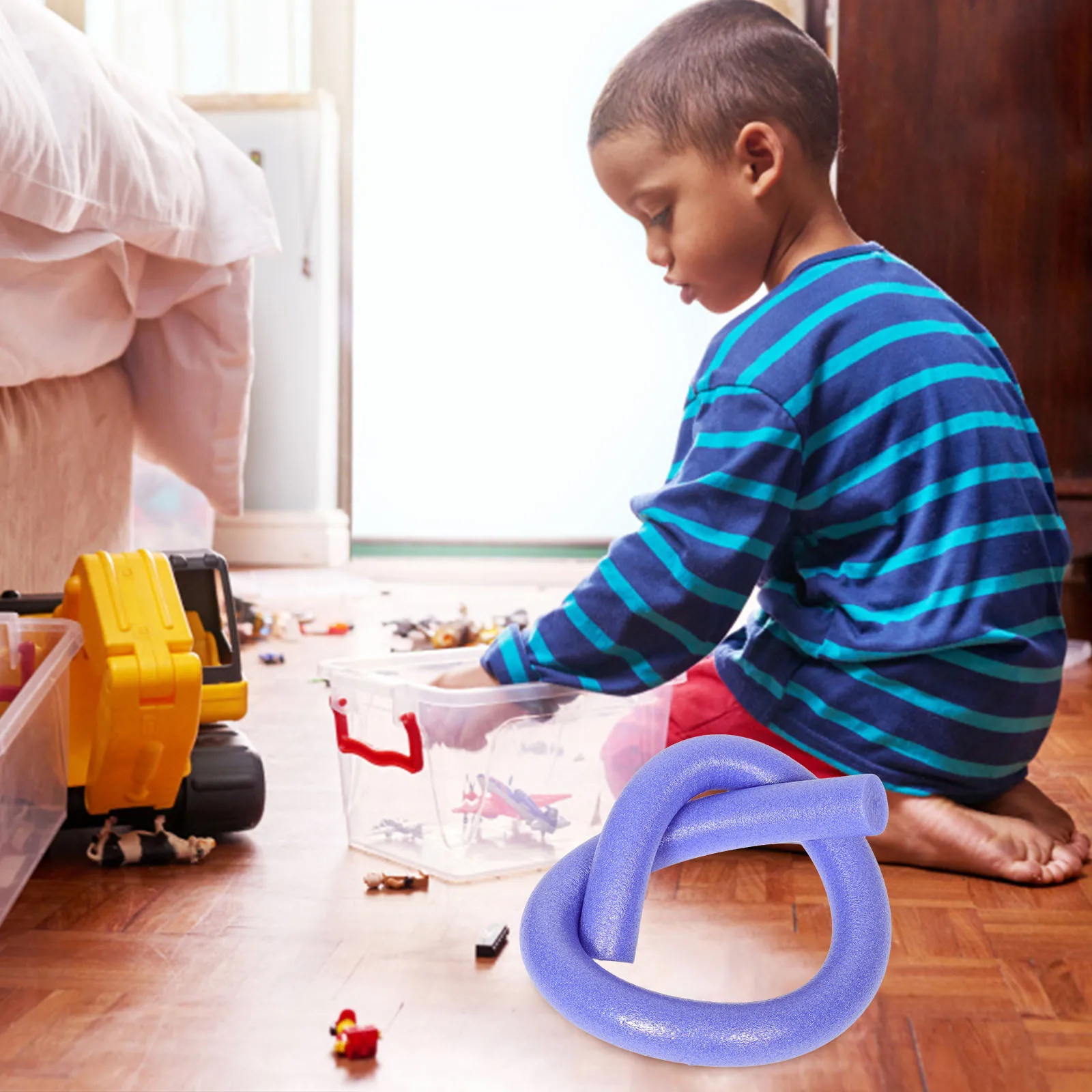 Bâton flottant de piscine en mousse pour nouilles de natation, équipement d'entraînement solide pour enfants et adultes, activités d'exercice de natation