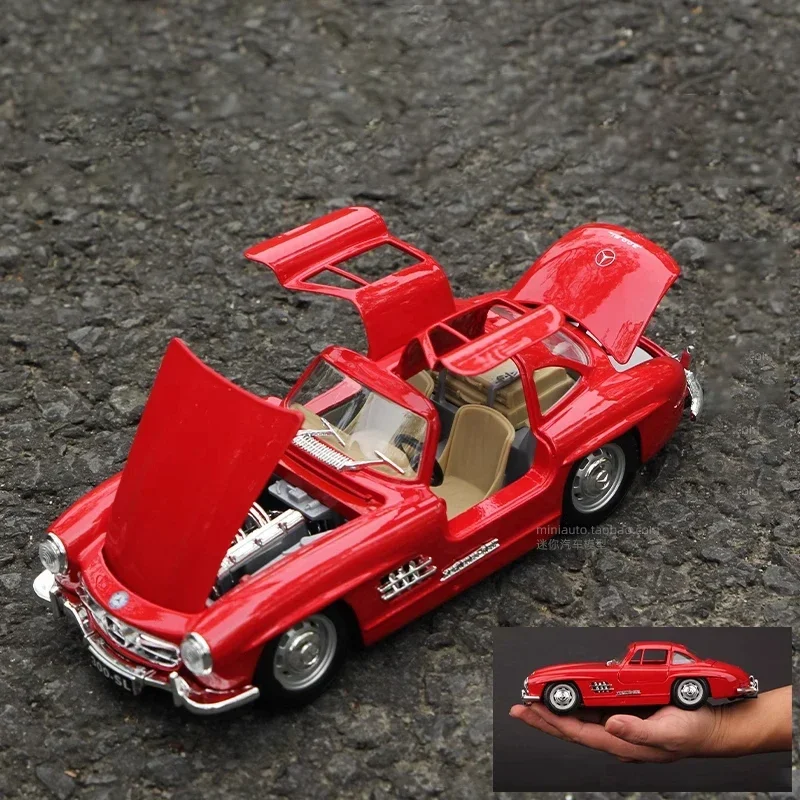 1:24 Mercedes-Benz 300SL 1954 Alloy Car Diecasts & Toy Vehicles Car Model Miniature Scale Model Car Toy