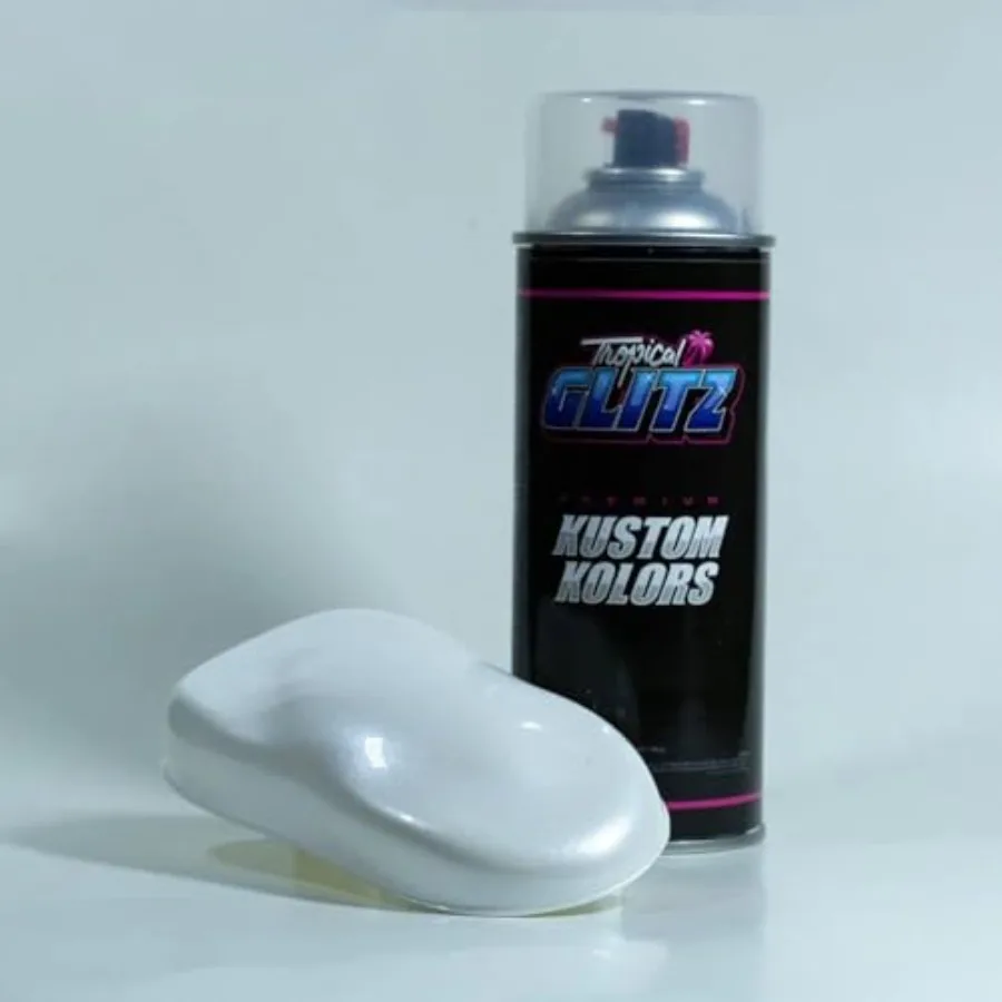 

Автомобильная краска Interstellar White Pearl Spray, 12 унций, глянцевая полиуретановая, профессиональная перламутровая базовая краска для автомобилей