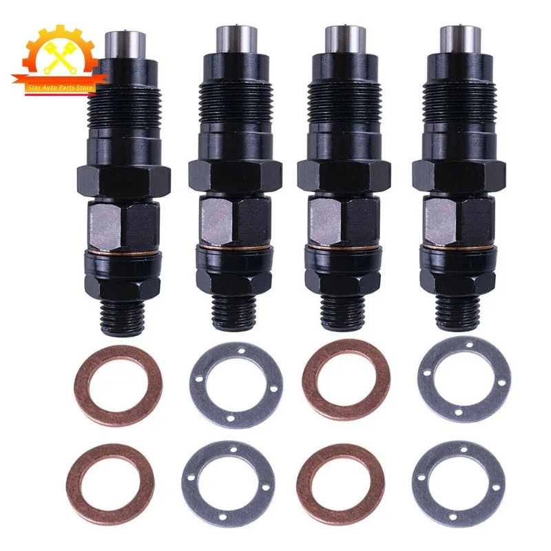 

4PCS 16600-63G21 1660063G21 Diesel Fuel Injectors for Nissan Navara 2.5 TD QD32 D22 3.2L 2003-2010 PICK UP 2.5 D 1988-2005