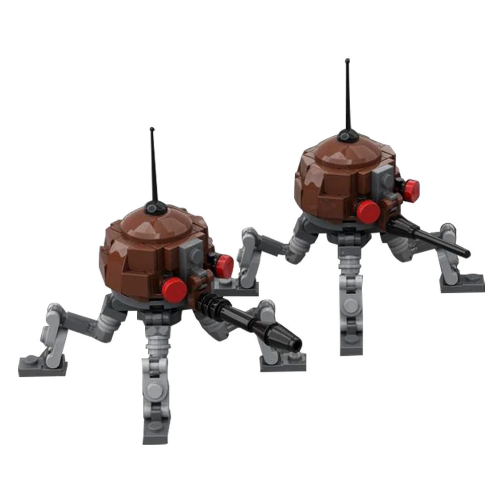 MOC Movie Space War Dwarf Spider Droid Buliding Blocks War Robot Model Set Kids Educational Building Toy For Kid Birthday Gifts