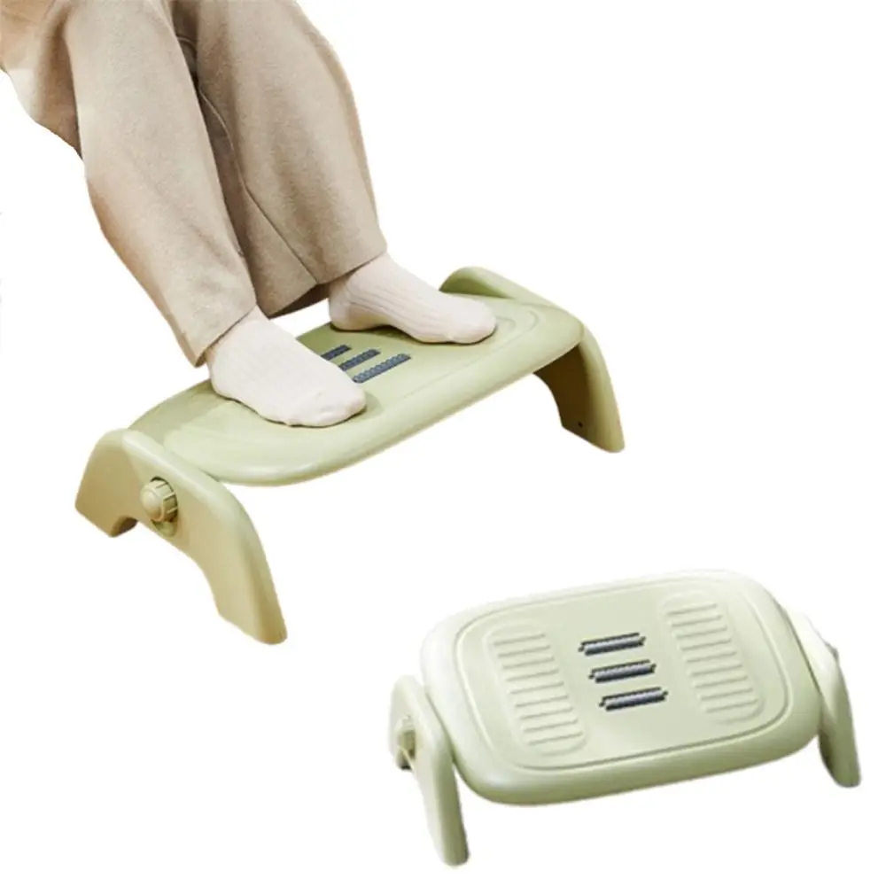 

Ergonomic Massage Footstool Adjustable Height Detachable Under Desk Footrest Feet Support Anti-Slip Bottom Foot Rest Stool Home