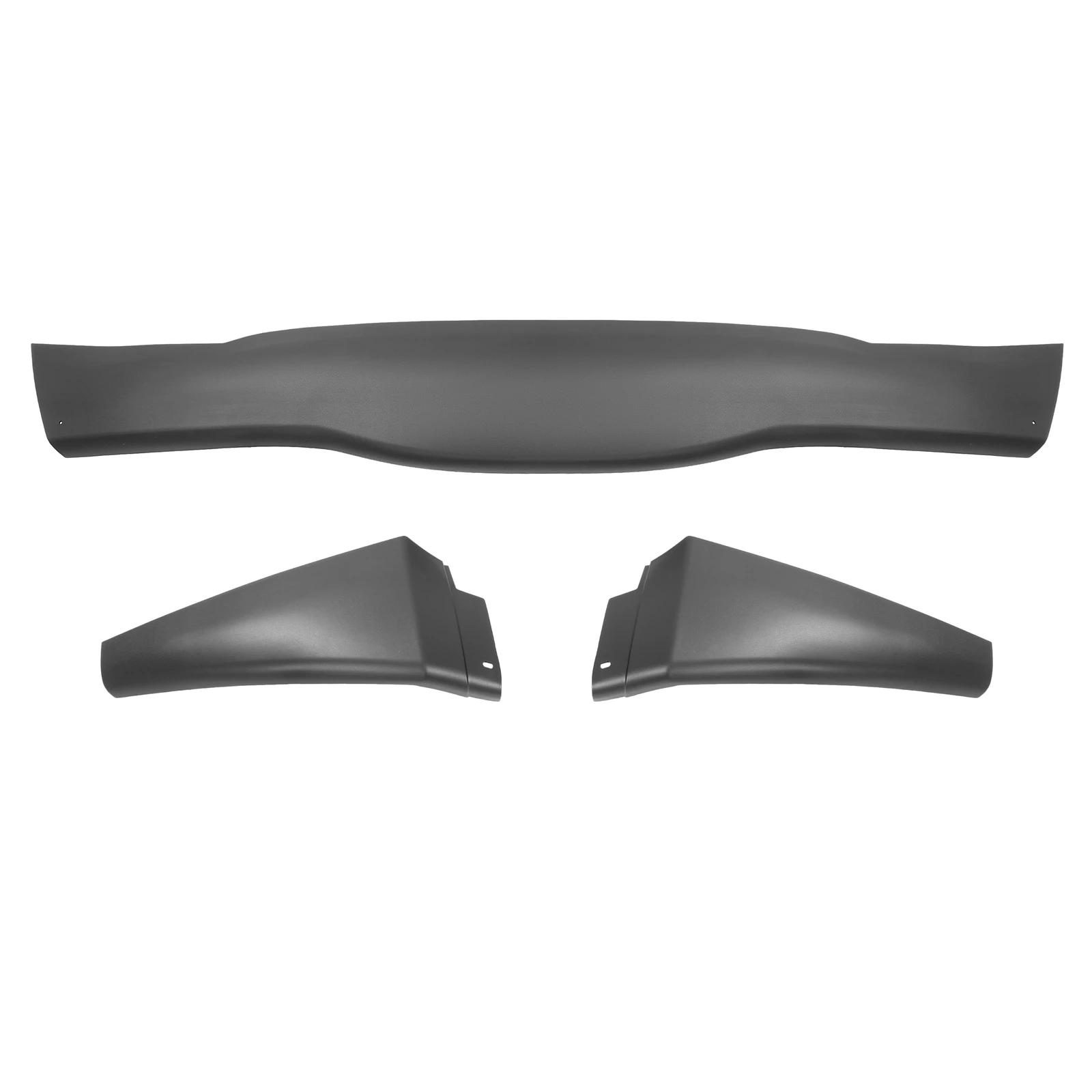 Bumper Air Flow Deflector Set 3pcs For Freightliner Cascadia 2018-2023 2019 2020