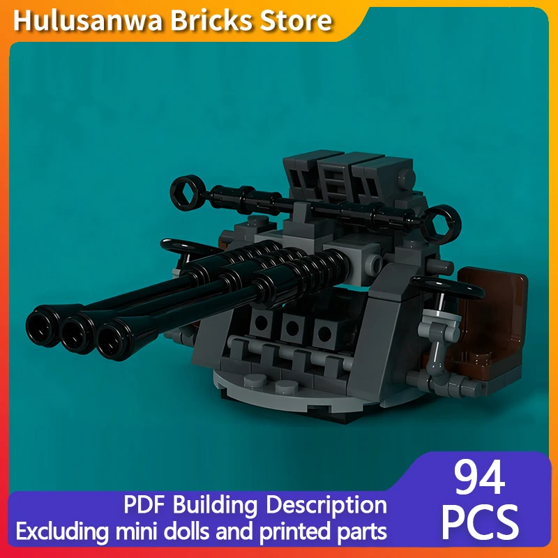 

Тип 96 AA/AT пистолет, модель с тройным креплением MOC, строительные кирпичи, военное оборудование, модульные технологии, подарки, праздник, сборка, детские игрушки