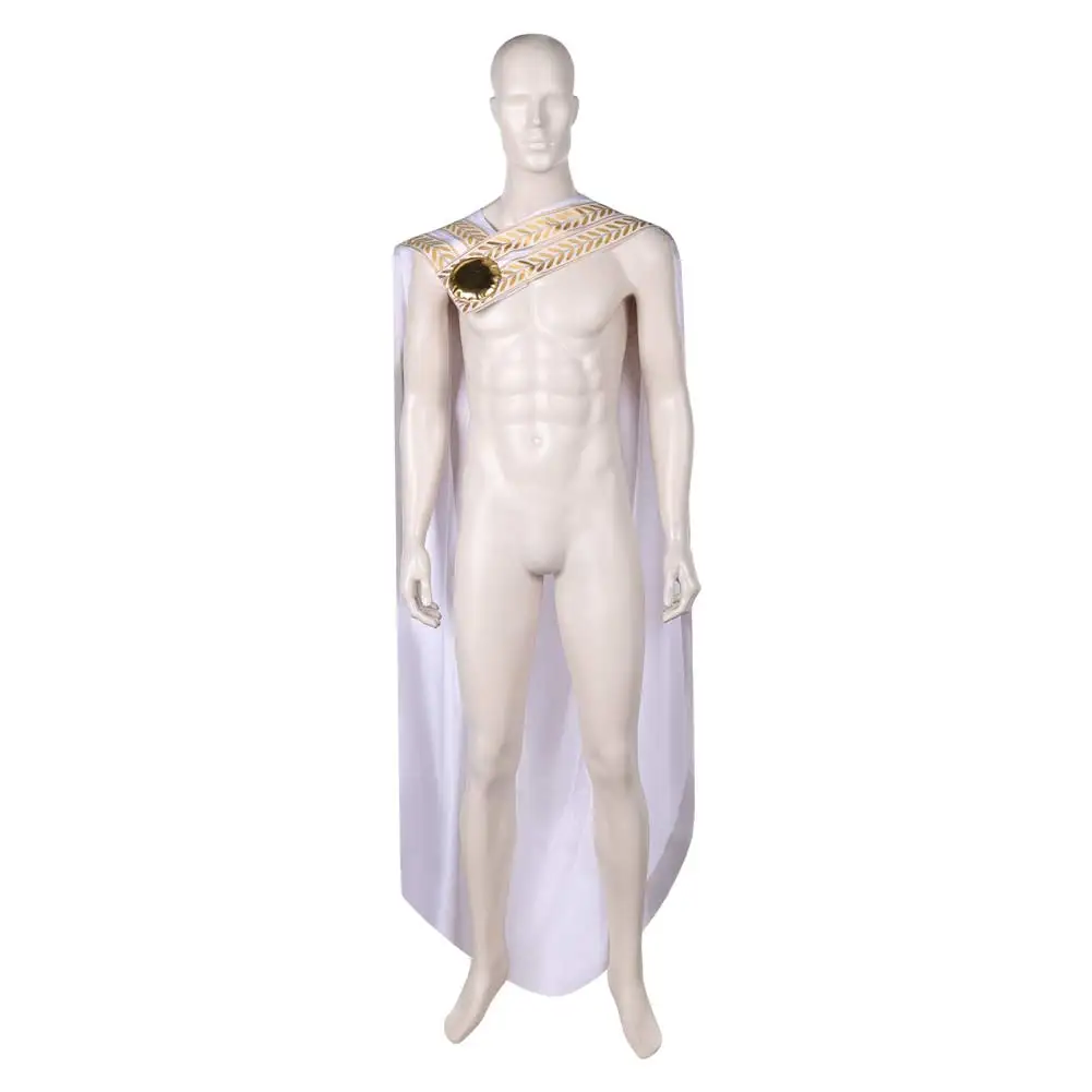 Marcus Cosplay Acacius Gewaad Kostuum Film Gladiator Rollenspel Witte Mantel Mannelijke Mannen Outfits Halloween Carnaval Party Fantasia Pak