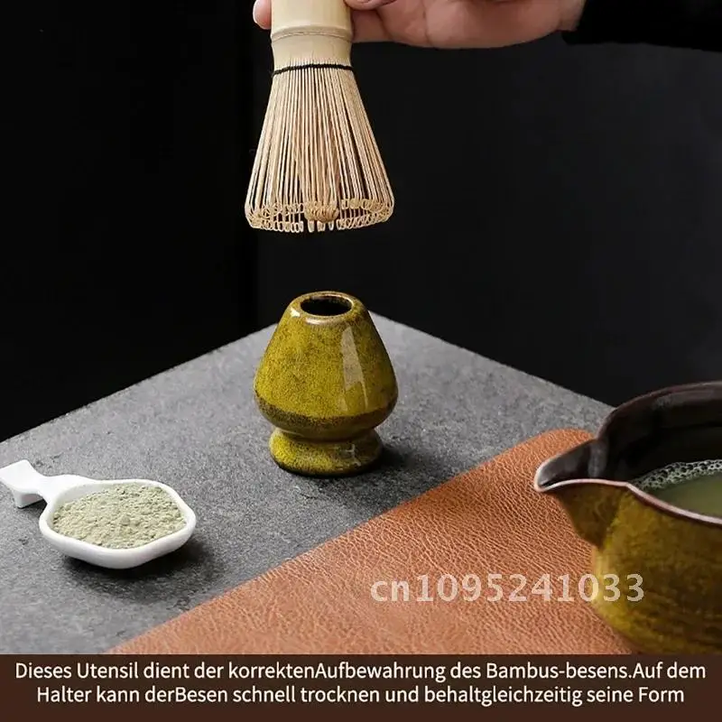 

4Pcs 7 Pcs/set Japanese Matcha Blender Set Kiln Whisk Shop Brush Tools Teaspoon Set Tea-Making Tea Matcha Bamboo Beverage