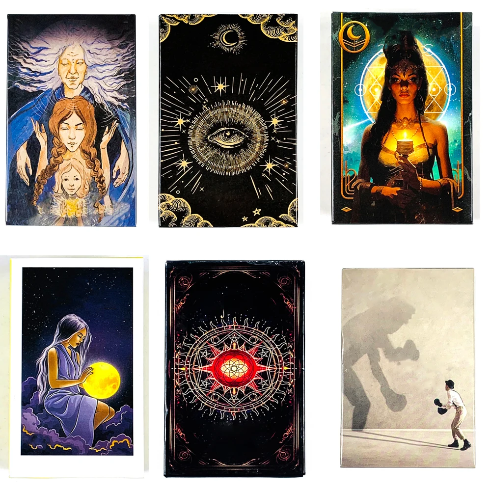 

New Russian Tarot Cards Prediction Divination Board Games Cards For Family Gathering, Perfect For Halloween and Christmas Gifts