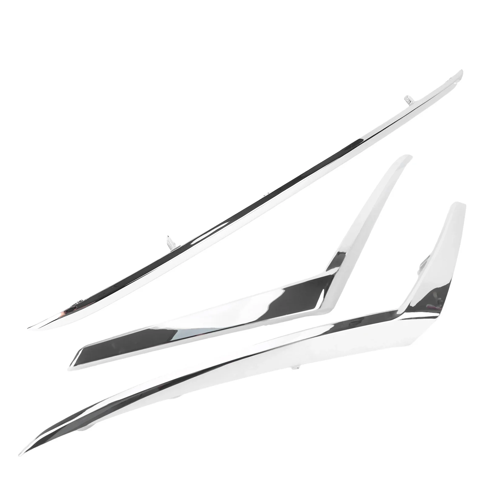 

Автомобильные аксессуары, подходящие для Nissan KICKS 2021 2022 2023, накладка на передний бампер, комплект из трех частей 62072-5R60A NI1046111, NI1047111