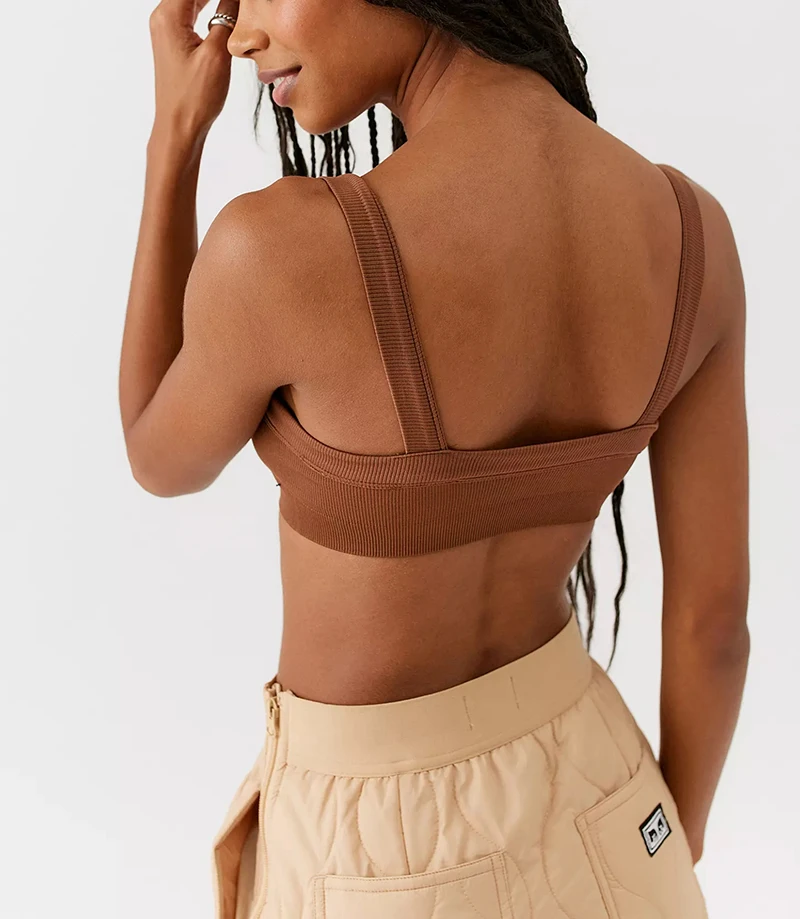 Gestrickte Baumwolle Frauen Rohr Top Stretchy Rippen Ärmellose Streetwear Schlank Weiß Crop Tops Sexy Sommer Tops Cami Femme – Detail 33