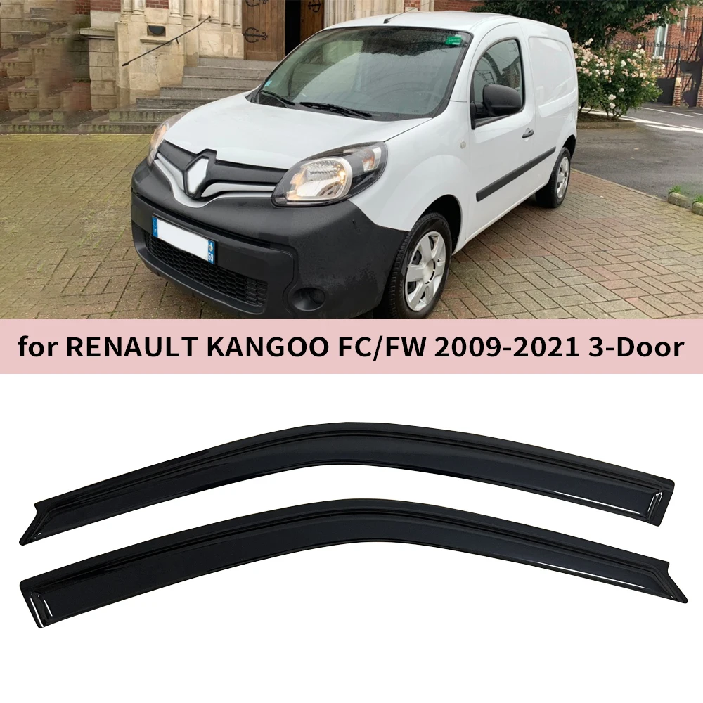 

Оконный козырек для Renault Kangoo 3-DOOR 2009-2013 2014 2015 2016 2017 2018 2019 2020 2021, ветрозащитные дефлекторы, защита от дождя, дверной козырек