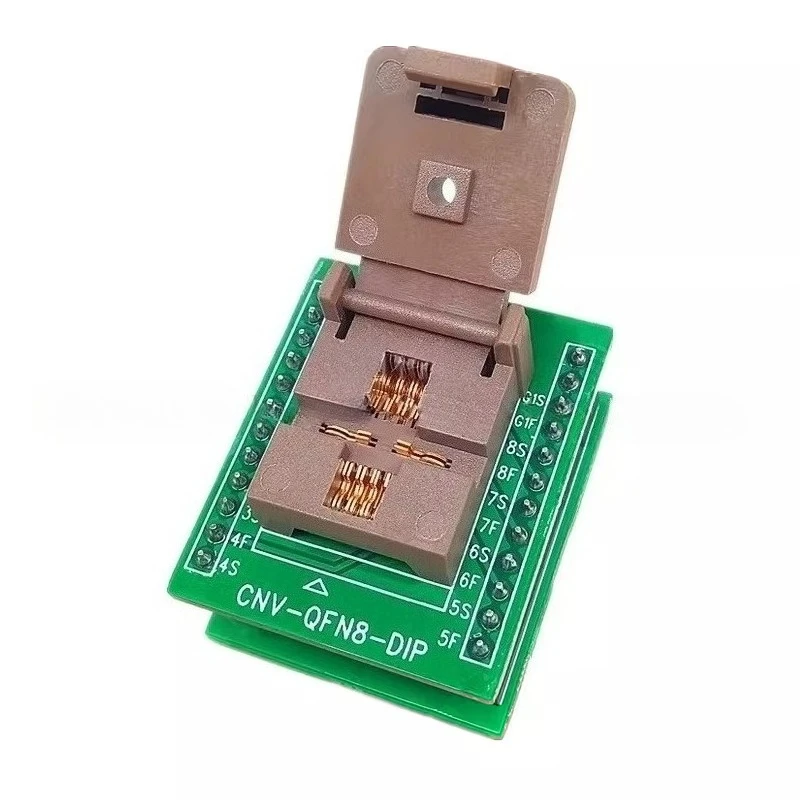 QFN8/DFN8/DFN5.25X6.15-8L(1.27) Kelvin IC programming socket/chip test socket