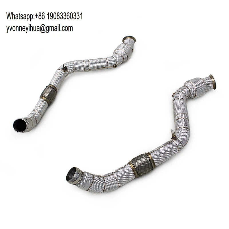 

COC Sport Catback Downpipe For Bentley Continental GT 6.0L 2020-2024 Stainless Steel Exhaust Pipe Downpipe With Catalyst