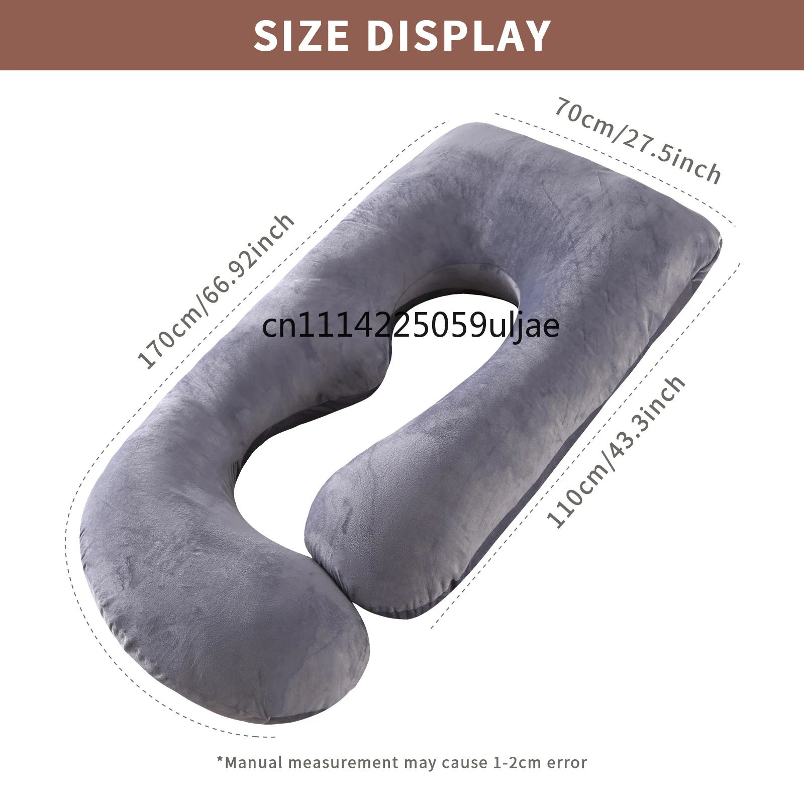 Pregnancy Pillows for Sleeping, G Shaped Full Body Maternity Pillow with Removable Cover - Support for Belly for Pregnant Women