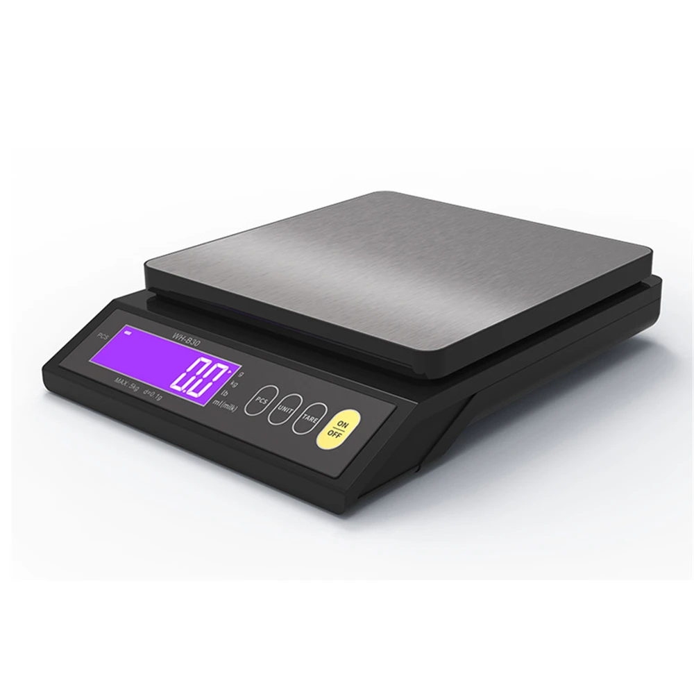 Electronic Food Scale For Baking Cooking IP67 Waterproof Rechargeable 5KG/0.1g 10KG/1g Counting Tare with Hook Precision Weigh