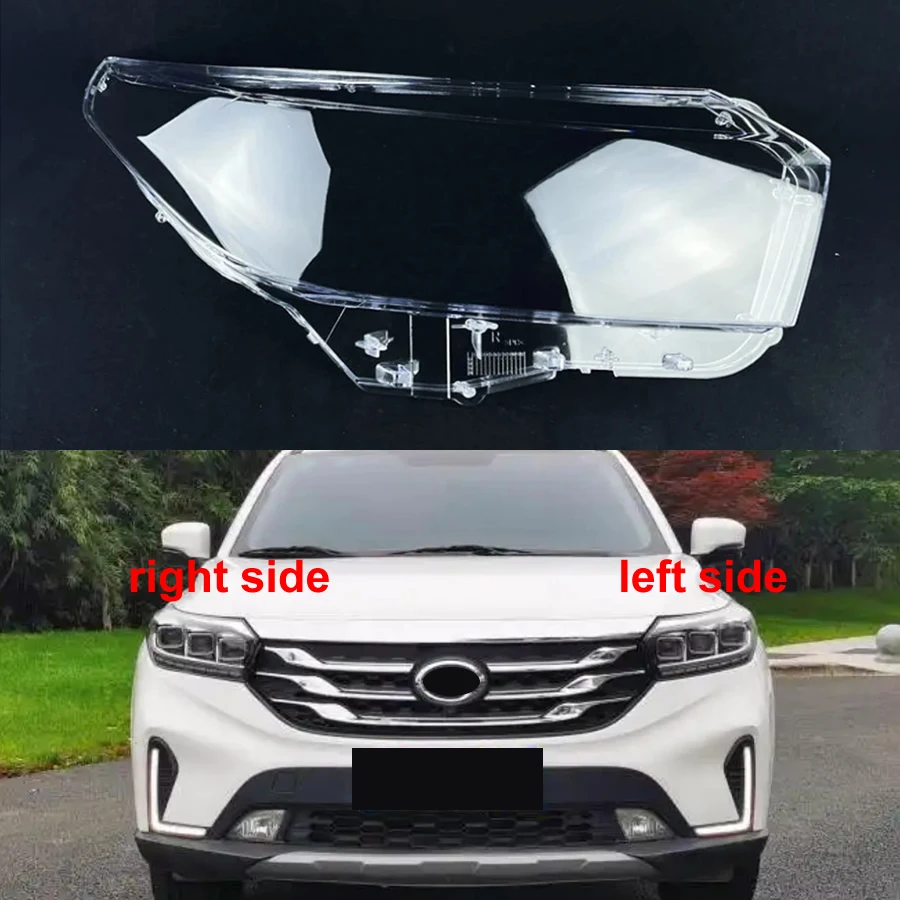 

For Trumpchi GS4 2018 2019 LED Xenon Headlight Lens Cover Transparent Lampshade Headlamp Shell Plexiglass Auto Replacement Parts