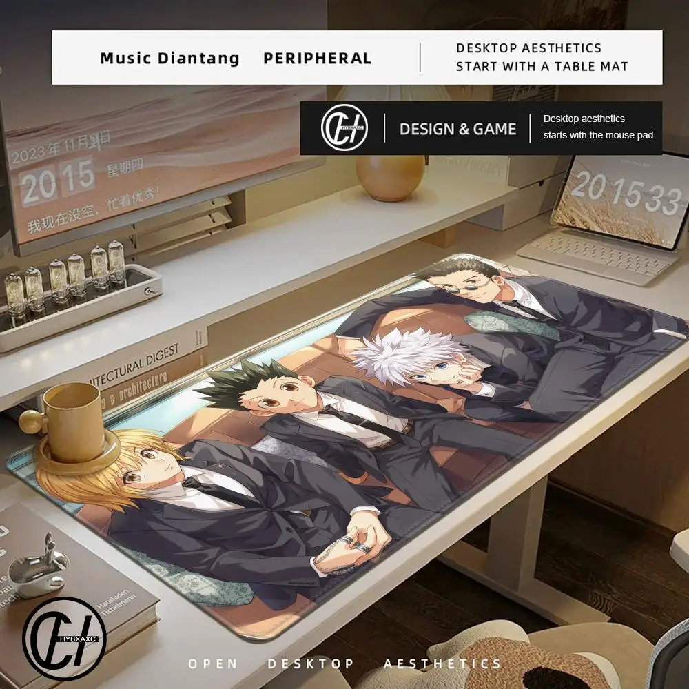 

HYBXAXC Gon Fergus Jr Hunter x Hunter Mouse Pad Large Desk Keyboard Ergonomic Office Rubber PC Non-slip Anti-fray Home Custom