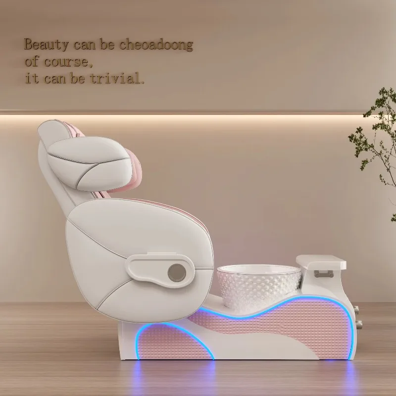 New Arrive Modern Luxury Beauty Nail Salon Electric Tubeless Whirlpool Foot Spa Full Body European Touch Massage Pedicure Chair