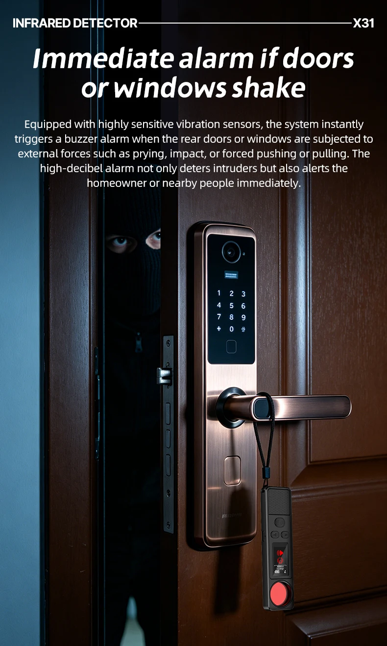 Hidden Camera Signal Detector/WiFi Scanner Hidden Device Detector/Anti-Spy Camera Finder/GPS Tracker/Multiple Modes for Hotel