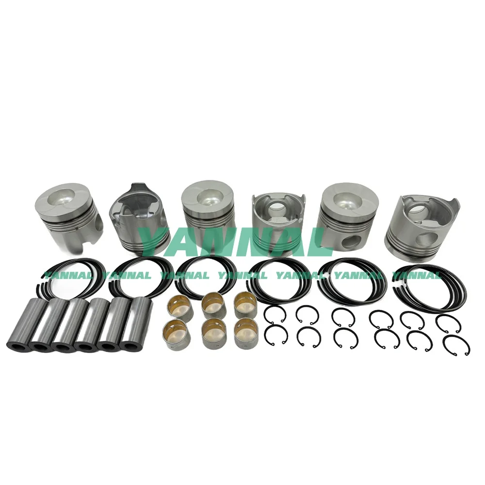 H06C Piston With Piston Rings For Hino Engine Parts