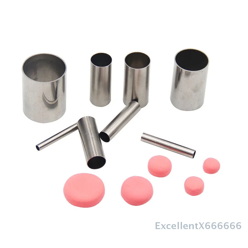 7/8 Pcs  Clay Extruder with Organizing Box Carving Modeling Tool Hollow Round Cutter Pottery Tools Polymer Clay Tools
