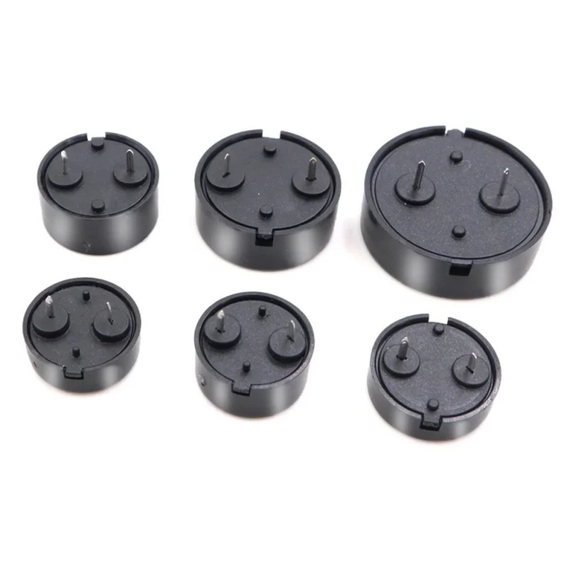 10PCS 1255/1207/1306/1407/1704/1707/2207/1404 Passive Piezoelectric Buzzer Low Power Consumption Flat Needle Round Needle