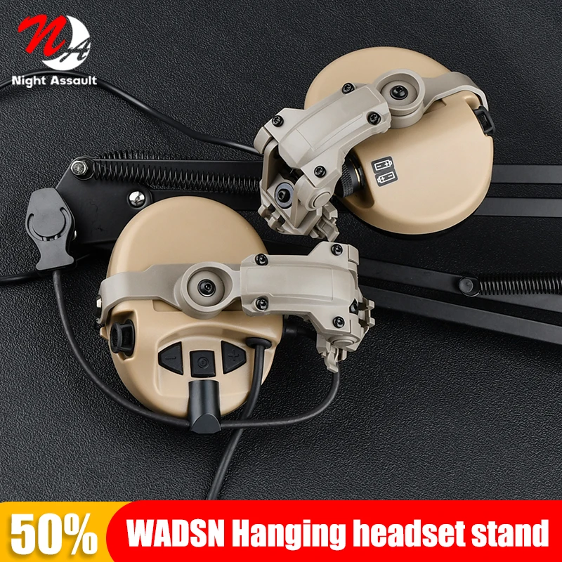 Rotation Helmet Rail Mount For Comtact Sordin Shooting Headphone Fit Wendy ARC Rail Base Adapter Headset Bracket