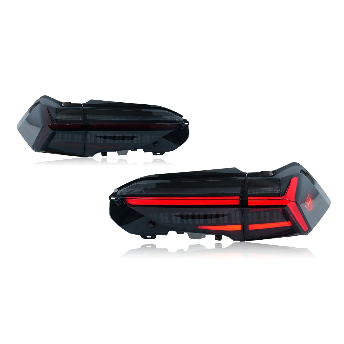 

Автомобиль для Toyota RAV4, задние фонари 2020-2024, обновление, модифицированный для нового DRL, динамический указатель поворота, светодиодный задний фонарь, автоаксессуары