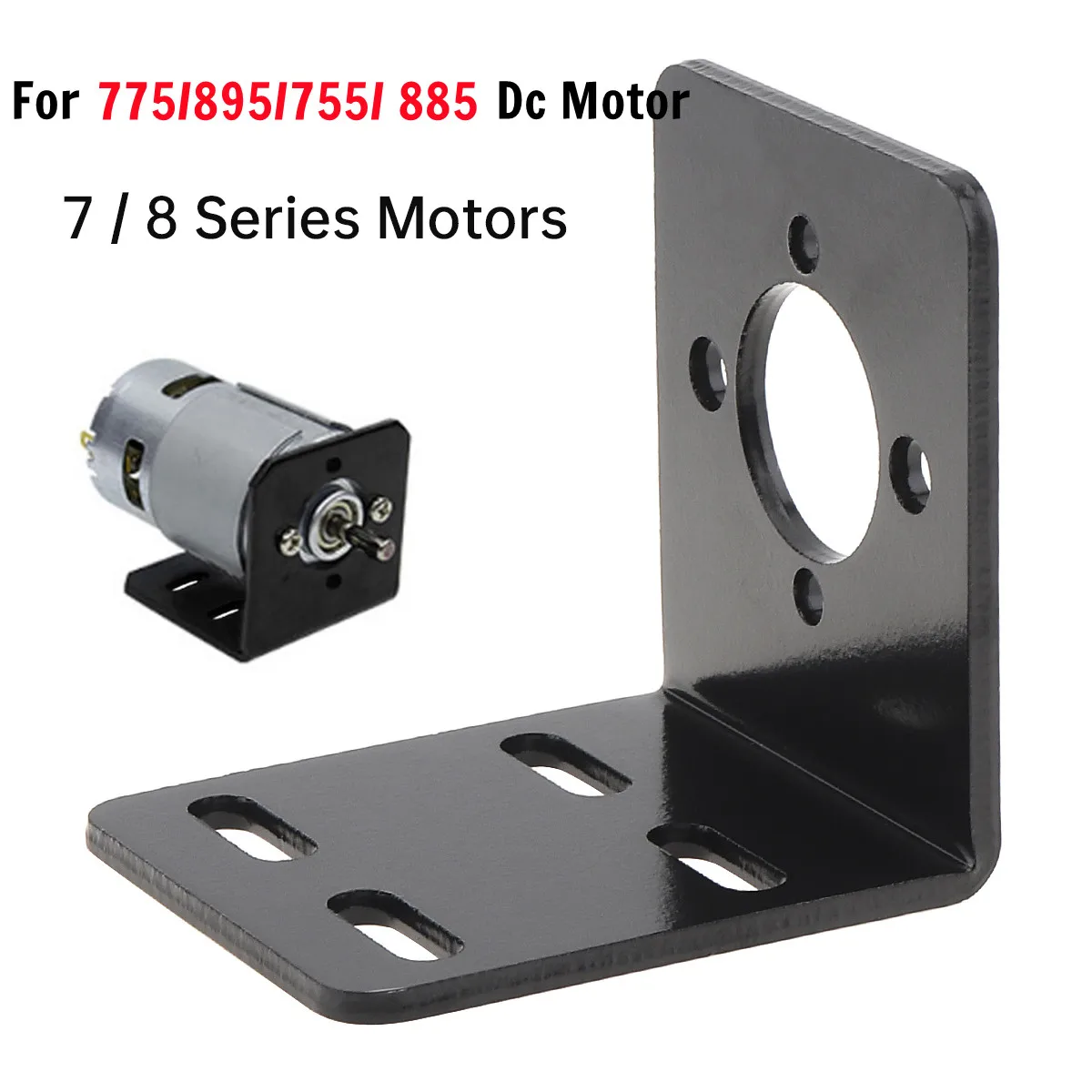 Universal DC Motor Mounting Bracket Support Holder for 750/755/775/795/895 DC Motors Nema 17 28/35/42 Stepper Motor with Screw