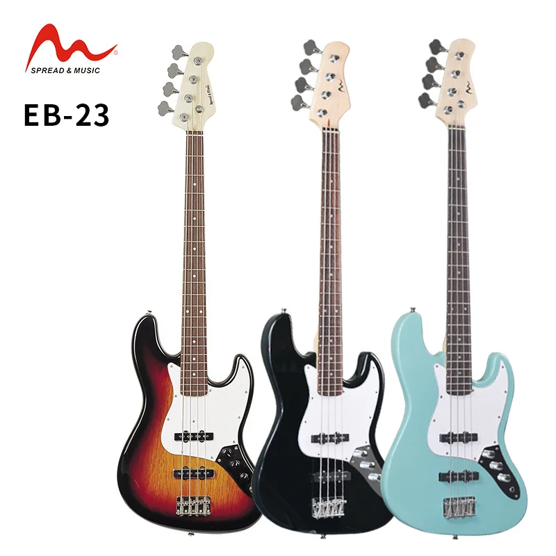 Electric Bass 21 Frets, Four Strings Electric Bass, Electric Bass, JB Pickup